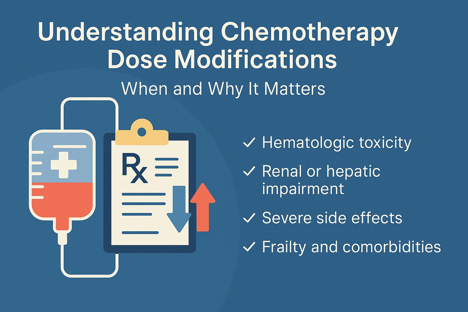 Chemotherapy dose modifications