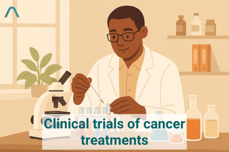 Clinical trials of cancer treatments