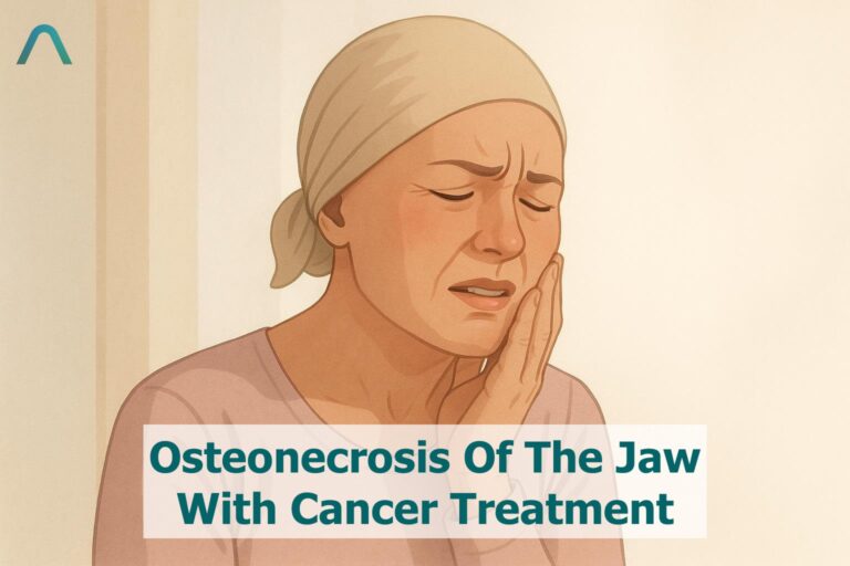 Osteonecrosis of the jaw with cancer treatment